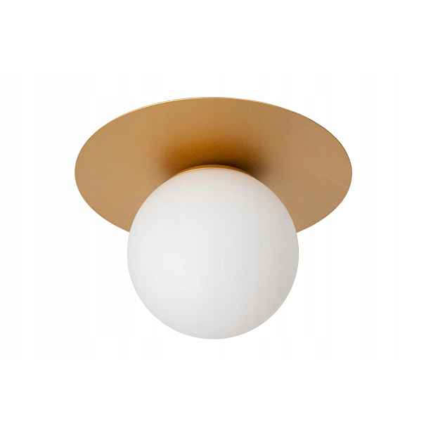 Stropní Svítidlo Lucide Tricia, koule, zlatá, E27, 15W, Sklo Elegantní