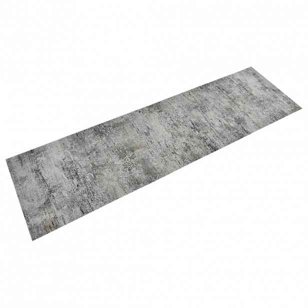 vidaXL Kuchyňský koberec omyvatelný Beton 45 x 150 cm samet