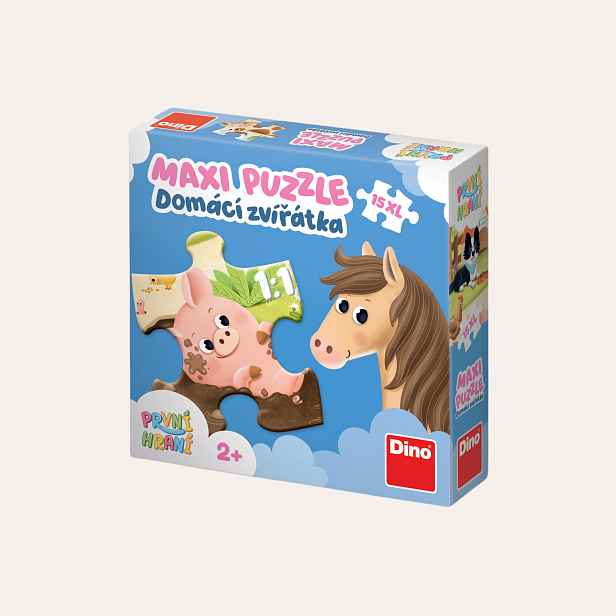 Dino První hraní: Domácí zvířátka 15 maxi Puzzle