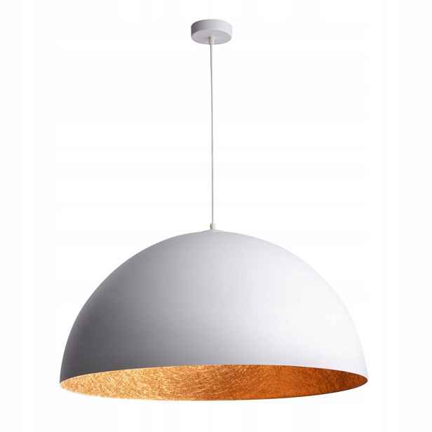 Lustr Závěsná stropní lampa Převis Bílá E27 Regulace Sigma Osvětlení