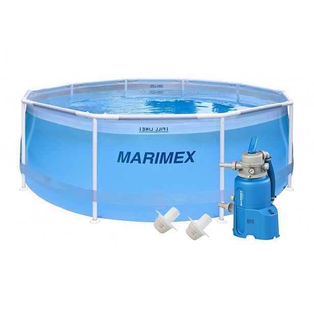 Marimex Bazén Florida 3,05x0,91m s pískovou filtrací - motiv transparentní
