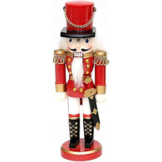 Vánoční Figurka Luskáček Voják 20 CM Červený