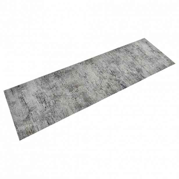 vidaXL Kuchyňský koberec omyvatelný Beton 60 x 180 cm samet
