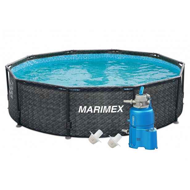 Marimex Bazén Florida 3,05x0,91 m s pískovou filtrací - motiv RATAN