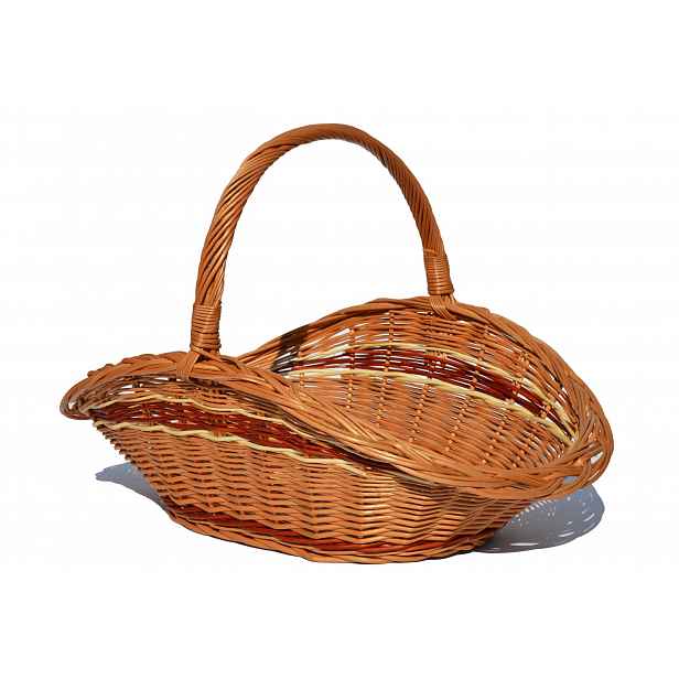 Proutěný koš na dřevo do krbu 61 cm Wiklina