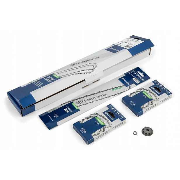 Sada vodicí lišty 2x řetězy buben Husqvarna 1/4" 1.1 68 DL SP11G 12"
