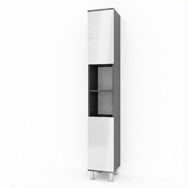 Vicco KOUPELNOVÁ SKŘÍŇKA Fynn Antracit 30 x 190 cm