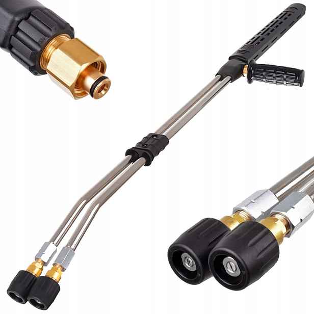 Lanca Dvojitá Easylock 1100mm Mytí Splachování náhrada Karcher Hd Hds