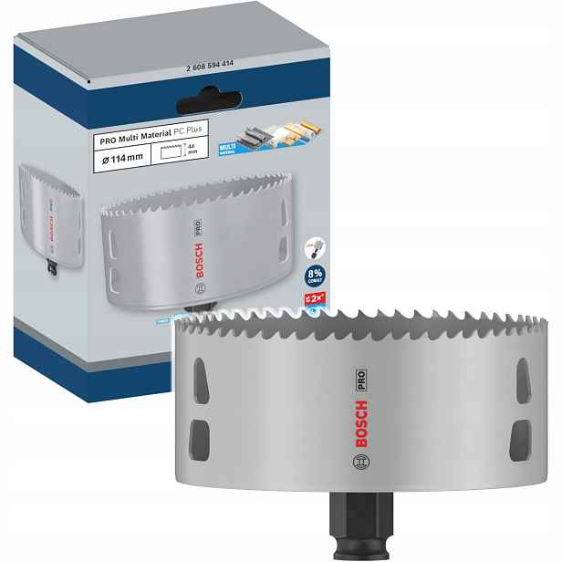 Pila Korunkový Vrták 114 mm Multi Material Bosch Pro