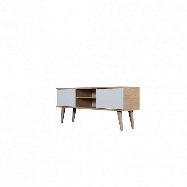 RAUMHIRSCH FURNITURE NÍZKÁ SKŘÍŇKA Toronto Aristan, bílá 35/55,2/120 cm