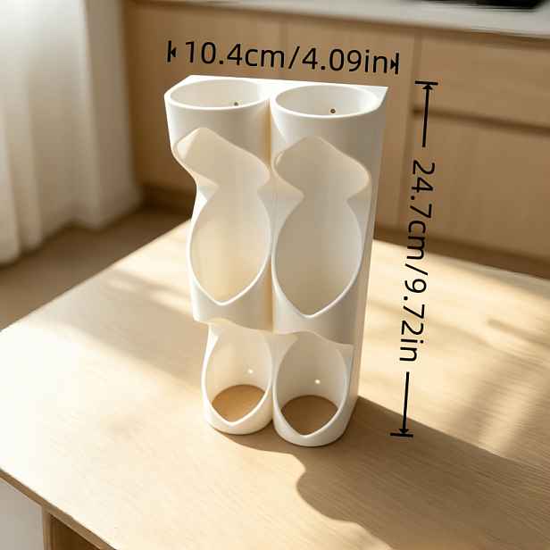 TEMU Držák kuchyňské role do kuchyně, zavěšení pod skříňku, dávkovač pečicího papíru a plastové fólie, prostorově úsporný design, odolný plastový