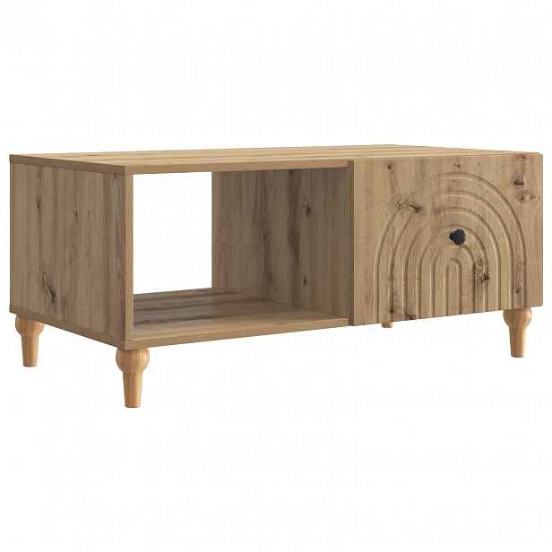 vidaXL Konferenční stolek Dub artisan 90 x 50 x 40 cm Kompozitní dřevo