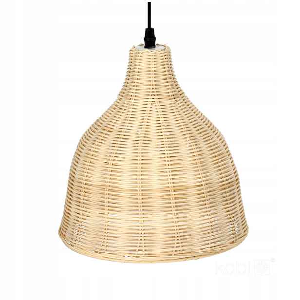 Závěsná lampa boho ratanová zvon 1xE27 60W Boho Rennes Kobi