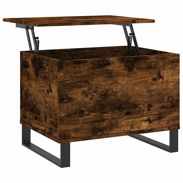 vidaXL Konferenční stolek kouřový dub 60x44,5x45 cm kompozitní dřevo