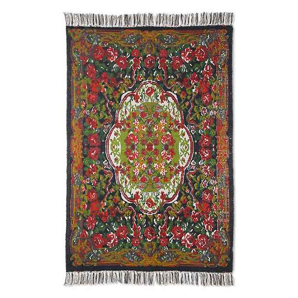 Barevný koberec s růžemi Kelim rug Rose - 120*180cm HKLIVING