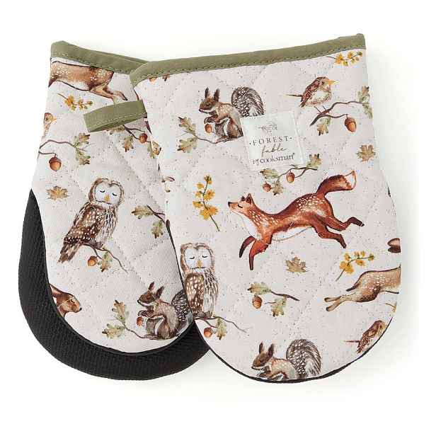 Bavlněné kuchyňské rukavice v sadě 2 ks Forest Fable – Cooksmart ®