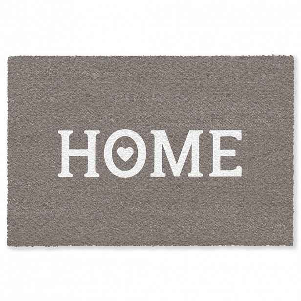 MuchoWow ROHOŽKA Home - Text - Taupe 180x120 cm