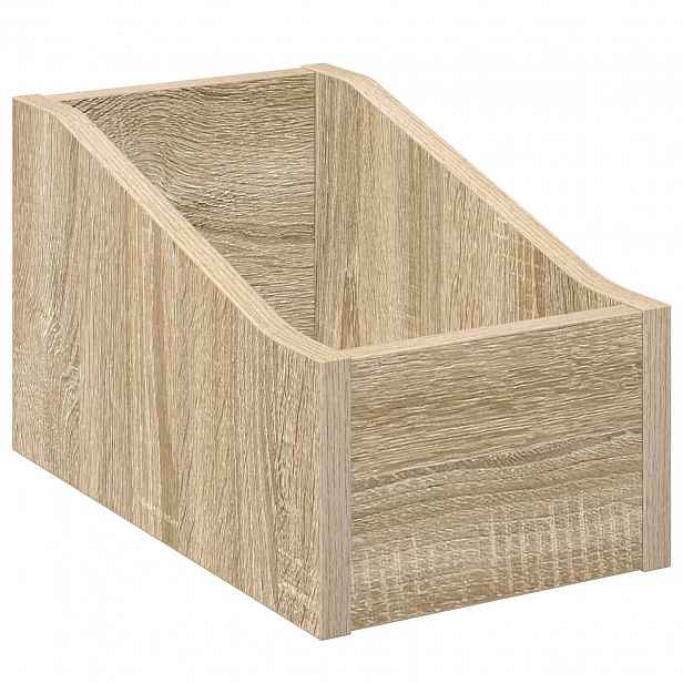 vidaXL Krabice na LP desky Dub sonoma 18 x 32 x 18 cm Kompozitní dřevo