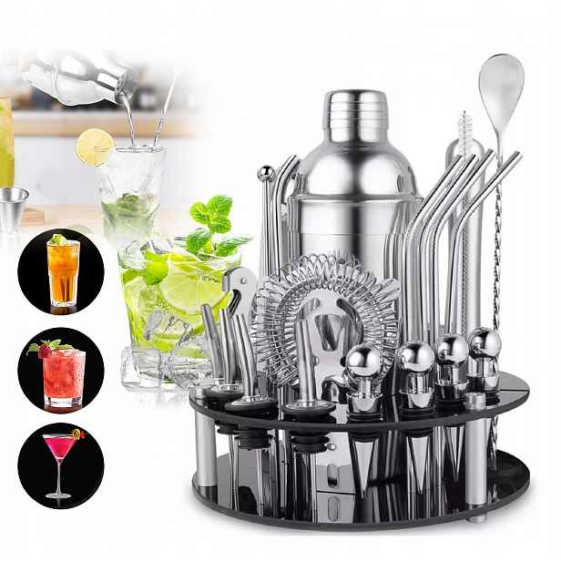 Profesionální barmanský set na koktejly 30v1 Shaker