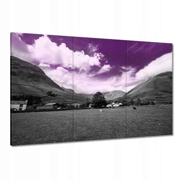 Obrazy 120x80 Fialové nebe