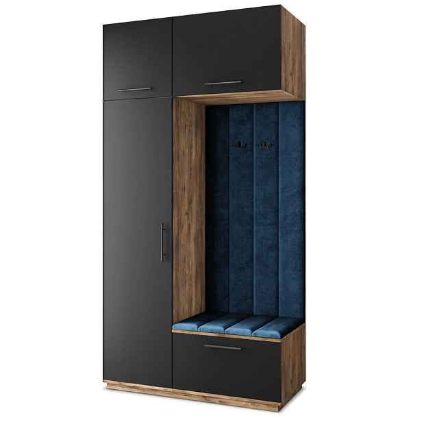 MASSENO MODERNÍ PŘEDSÍŇOVÁ SESTAVA REMA, 120/240/60 cm, dub Lefkas