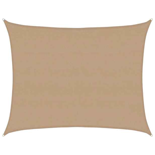 vidaXL Stínicí plachta 160 g/m² taupe 6 x 8 m HDPE