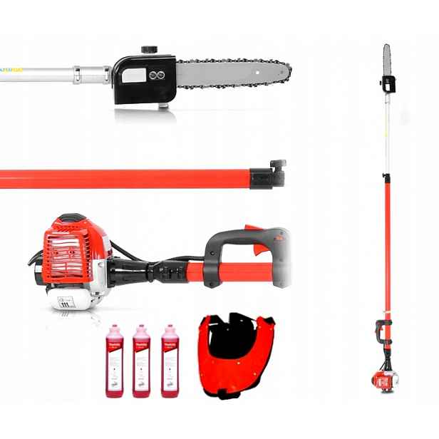 Benzínová Pila PPS250 26CM3 1,5KM Vodící Lišta 34CM Lancuch 3/8 44 Článků