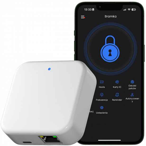 Lan brána RJ45 Ttlock G3 Poe Bluetooth centrála pro chytré zámky Hub
