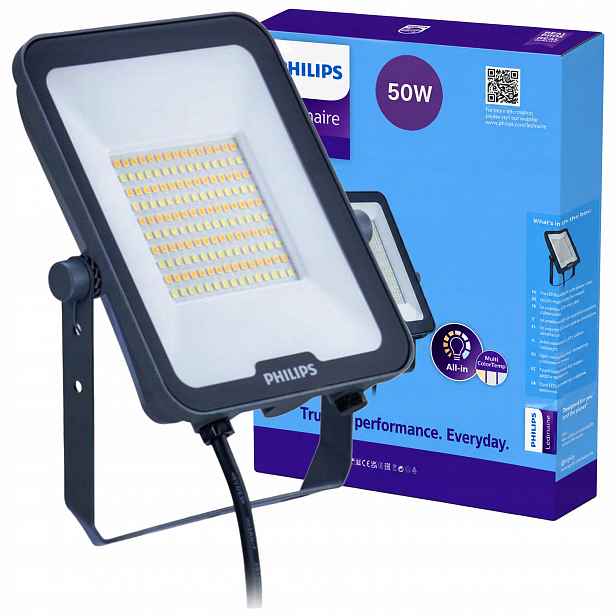 Led reflektor Mocný Halogen 50W 6000lm Cct BVP167 Philips