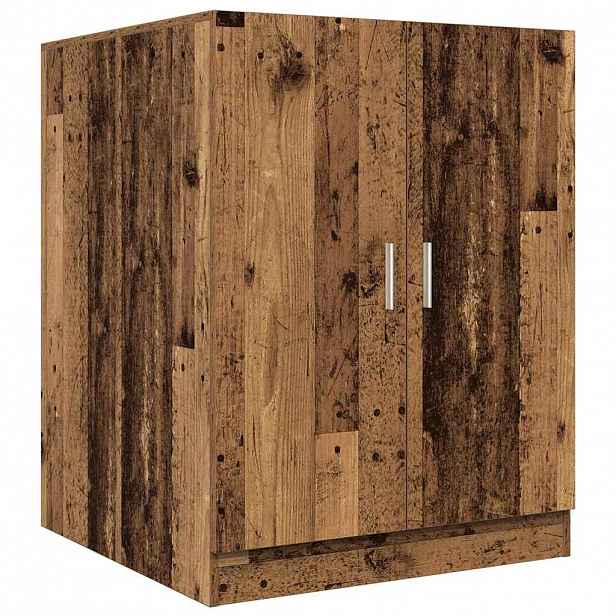vidaXL Skříňka nad pračku old wood 70,5 x 71,5 x 91,5 cm