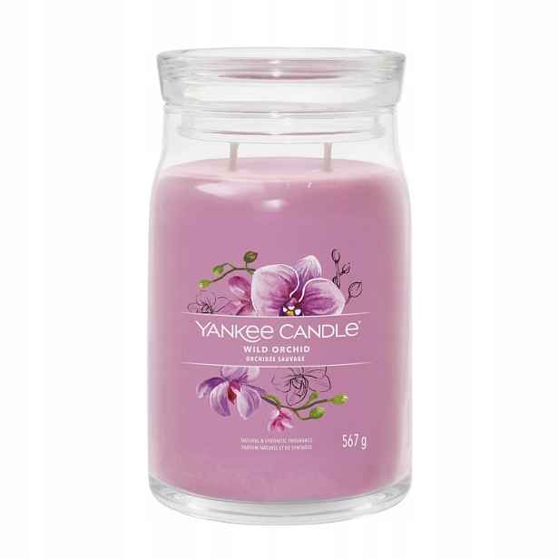 Wild Orchid Yankee Candle Signature – velká svíčka se dvěma knoty