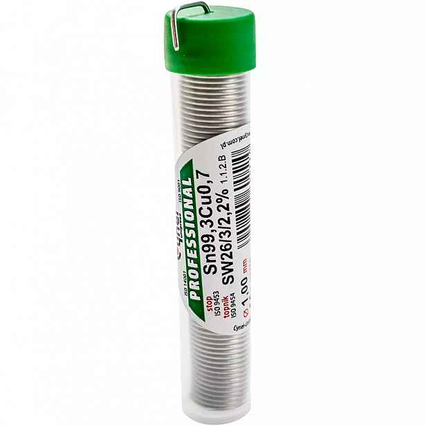 CÍN O1.0mm, 14G, SN99,3 CU0,7