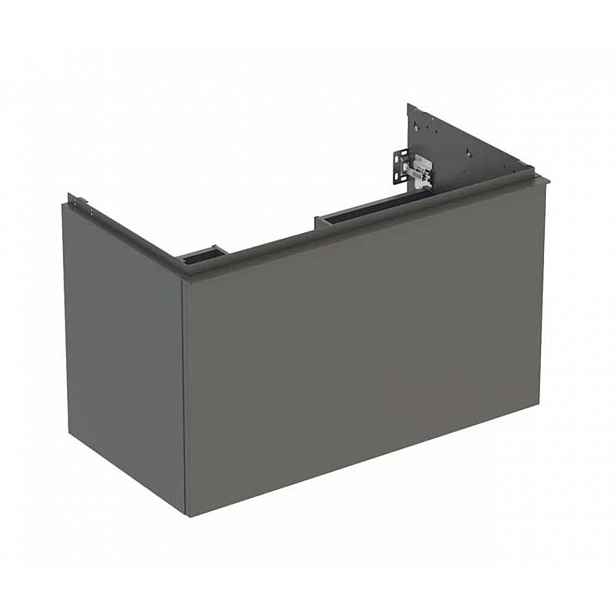 Geberit Acanto - Umyvadlová skříňka, 89x54x48 cm, 2 zásuvky, lávová 503.005.JK.1