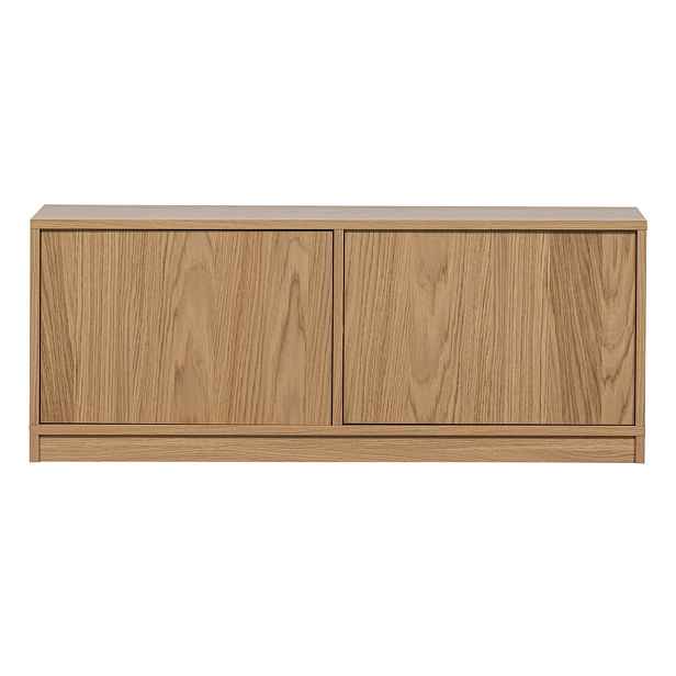 Modulární TV stolek v dekoru dubu v přírodní barvě 110x44 cm Modulair – vtwonen