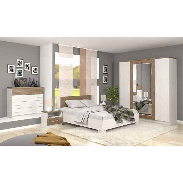 Casarredo Sestava do ložnice MARKOS andersen/april (postel 160, 2x NS, komoda 4S, skříň 4D)