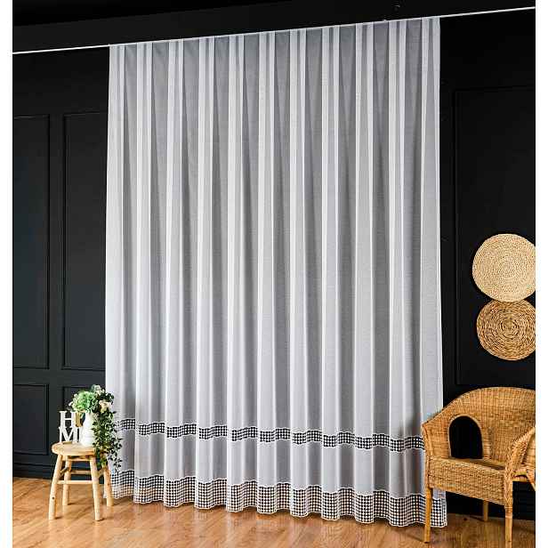Mg APL011M Enzo markizeta Bílá guipure dole 500x250 cm Šitá S Páskou Skr