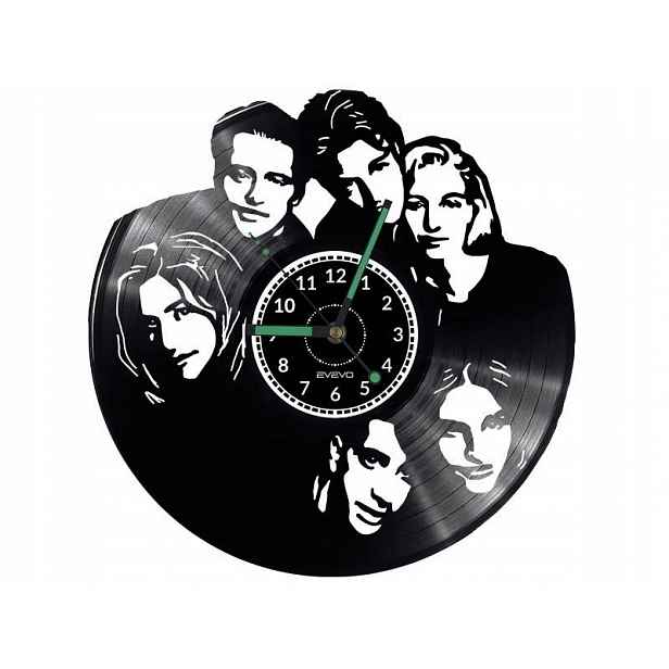 Přátelé Dárek Originální dekorace do domu Hodiny z vinylové desky