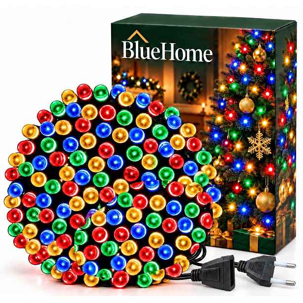 Vánoční Osvětlení Na Stromeček 1000 Led Zew/wew Multicolor 81,5 M