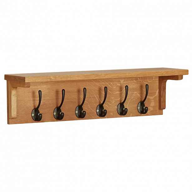 vidaXL Věšák na kabáty 60 x 16 x 16 cm masivní dubové dřevo