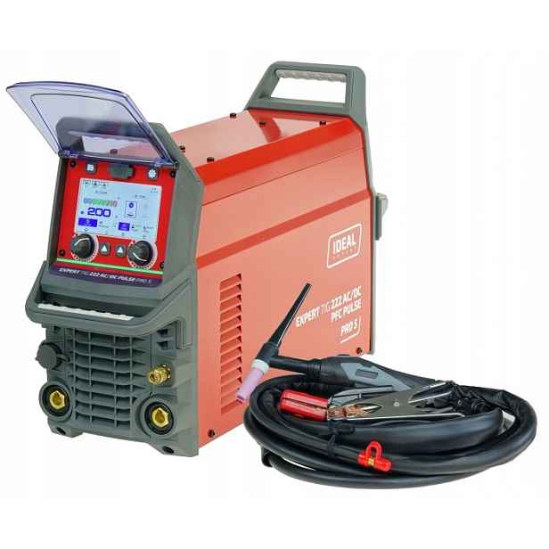 Svářečka Tig Ideal Expert 222 Ac/dc Pfc Pulse Pro5 LCD Alu Mma T-26 4m