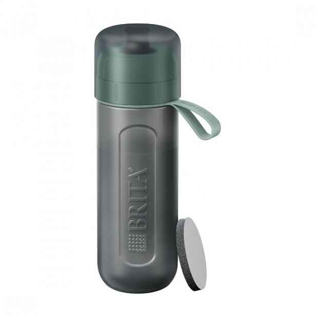 BRITA filtrační láhev Active 600 ml (tmavě zelená) + 2 filtry MicroDis