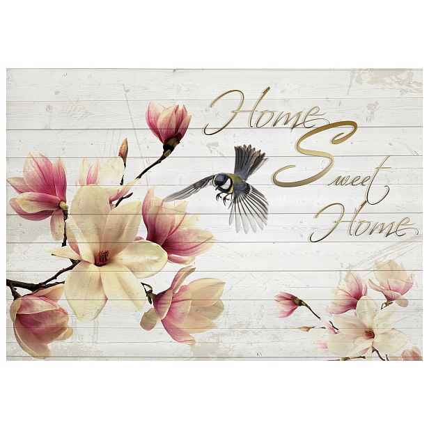 Fototapeta Magnolie Dům Sladký dům pták do obývacího pokoje ložnice 208x146 lepidlo