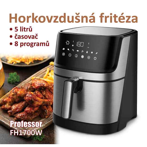 Horkovzdušná fritéza bez oleje Professor 5l - 1700W 2224