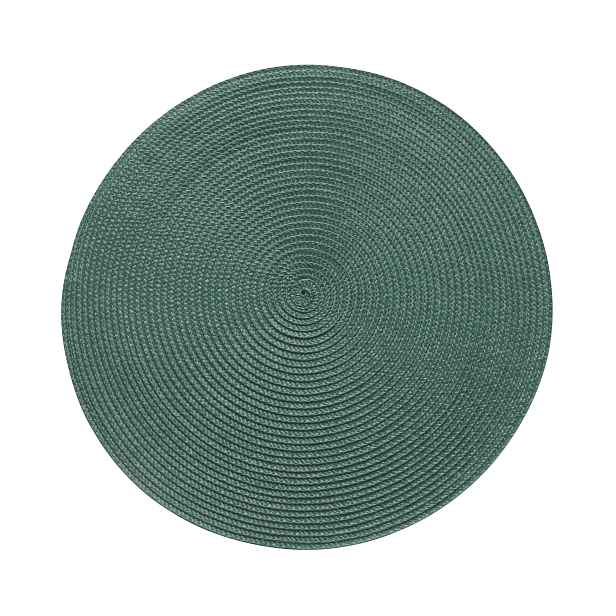 Prostírání kulaté SPLOT zelená Ø 38 cm Mybesthome