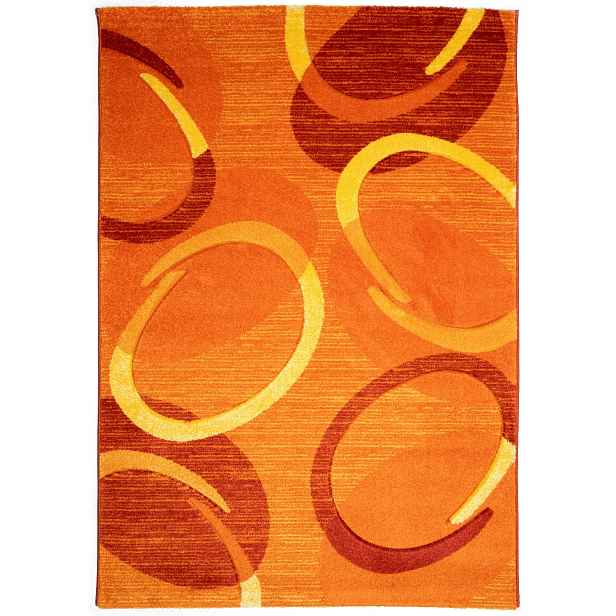 Kusový koberec Florida orange 9828, 160x230, oranžová, chodba / předsíň, Spoltex