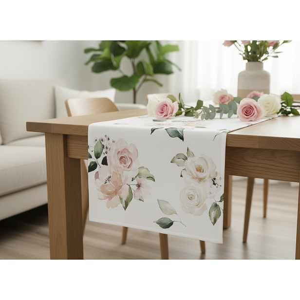 Dekrační velvetový ubrus - běhoun na stůl LANOSA 40x160 cm Mybesthome
