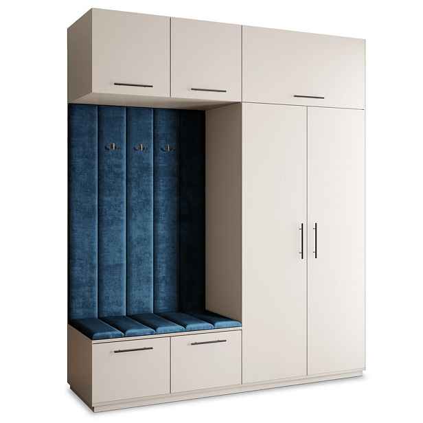 MASSENO MODERNÍ PŘEDSÍŇOVÁ SESTAVA REMA, 200/240/60 cm, kašmírová