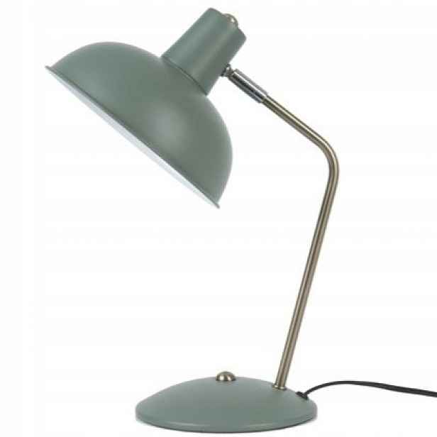 Stojací lampa na stůl zelená pro čtení a učení pro děti Hood XX