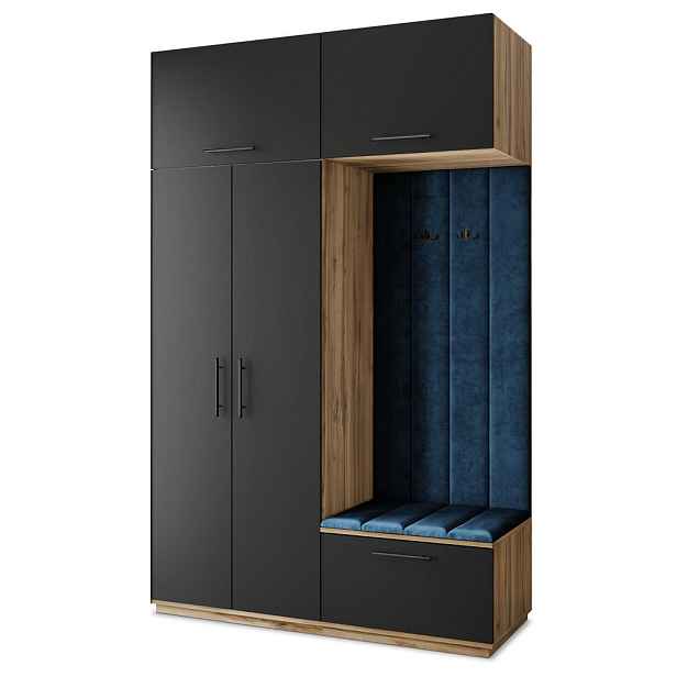 MASSENO MODERNÍ PŘEDSÍŇOVÁ SESTAVA REMA, 150/240/60 cm, dub Wotan