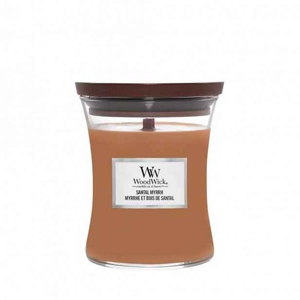 Střední vonná svíčka WoodWick Santal Myrrh